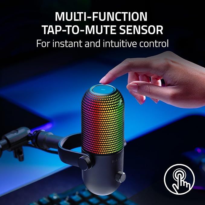 Razer Seiren V3 Chroma สินค้าของเเท้ 100% ทางร้านรับประกันสินค้า 2 ปี