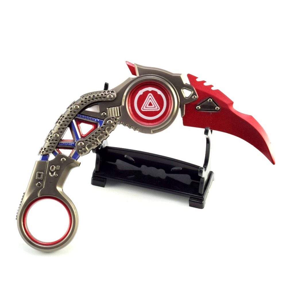 โมเดลมีด Heirloom Raptor Claw จาก Apex Legends วัสดุเหล็ก ขนาดความยาว 15 cm. พร้อมฐานวาง
