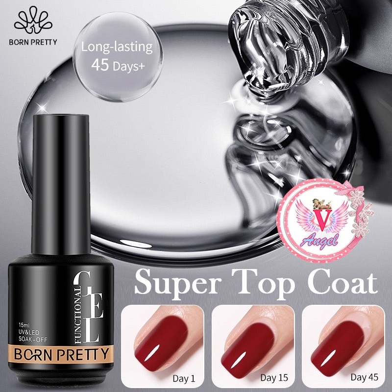 Born Pretty Top coat / Base coat 15 มล.