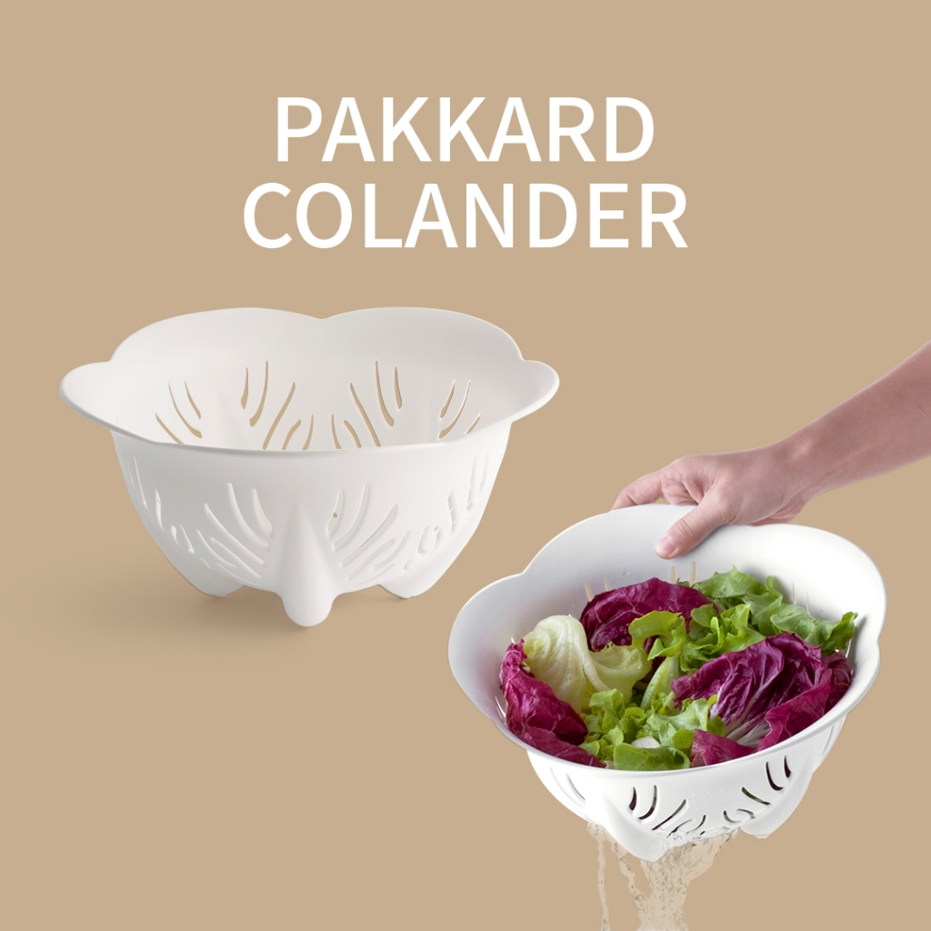 Pakkard Colander ตะกร้าล้างผัก ดีไซน์ ผักกาด Qualy (ควอลี่)