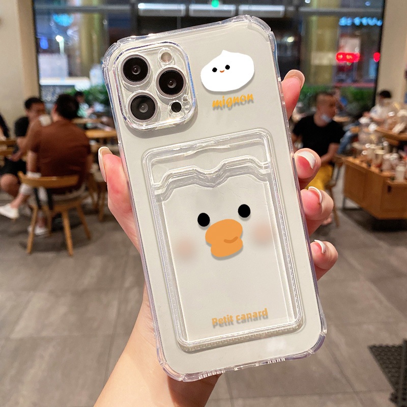 Clear ซองใส่การ์ด case for iPhone 17 11 13 16 15 12 14 Pro Max X XS Max XR 7 8Plus เคสโทรศัพท์ซิลิโคน TPU โปร่งใส ราคา ถูกที่สุด ดีลบีเคเค แกลเลอรีภาพที่ 5