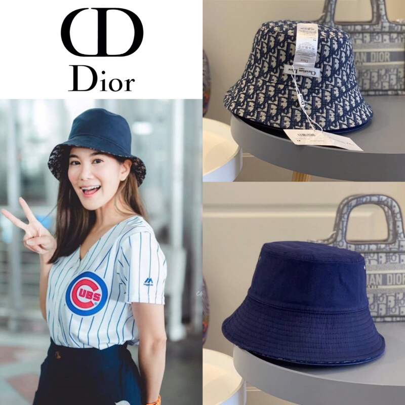 หมวกบัคเก็ต Christian Dior Reversible Teddy-D Small Brim Bucket Hat