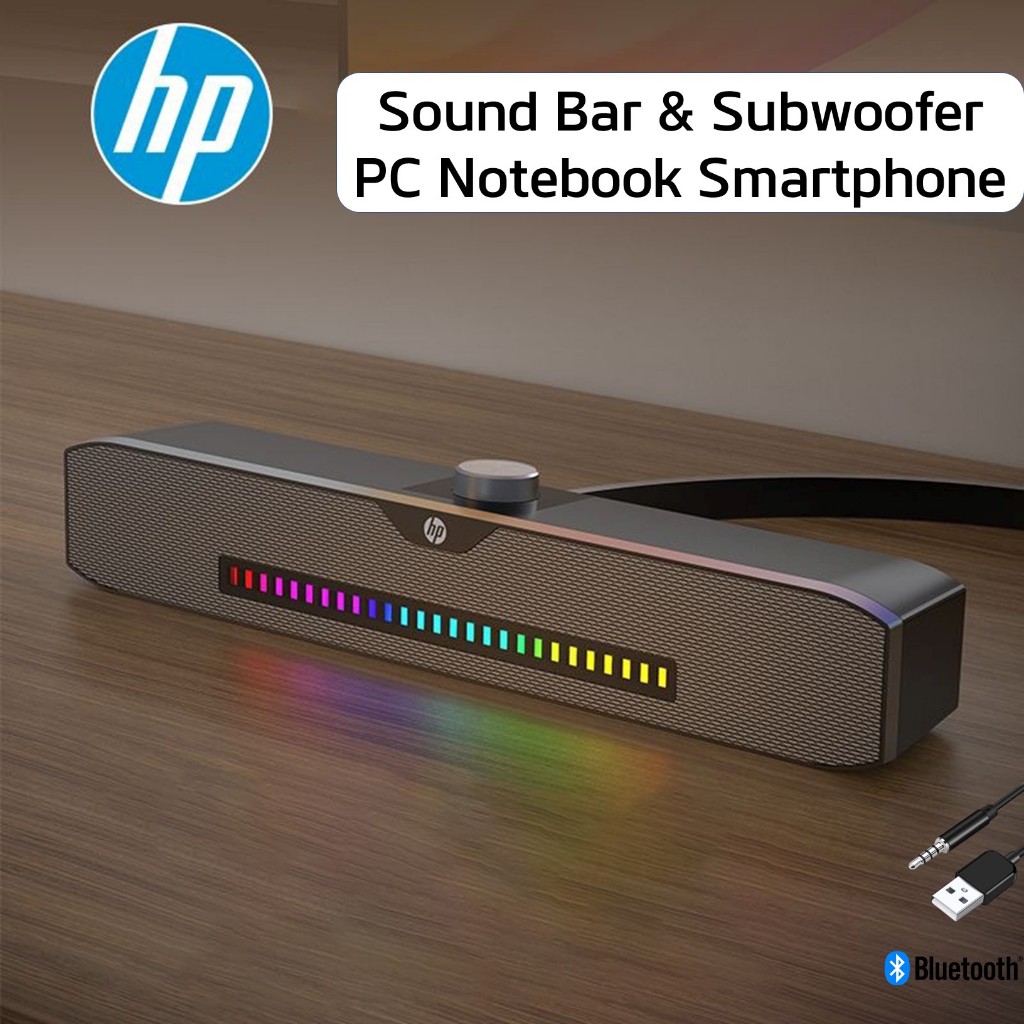 ลำโพง Sound Bar Subwoofer + Bluetooth HP DHE-4200S RGB พร้อมระบบเสียง Surround D