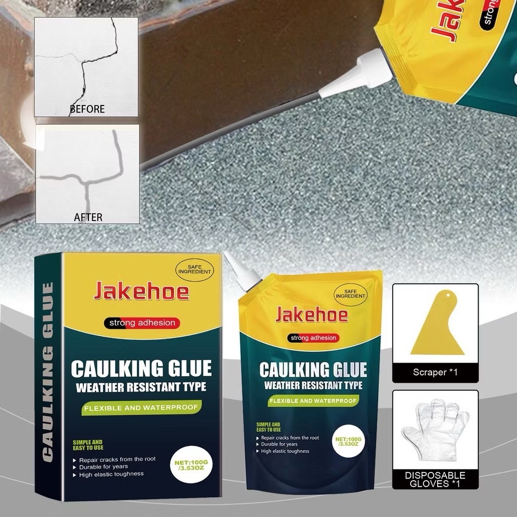 100g JAKEHOE คอนกรีต Crack กันน้ําซ่อม Sealant Floor Cracks กลางแจ้งก่ออิฐ Gap ซ่อมกาว