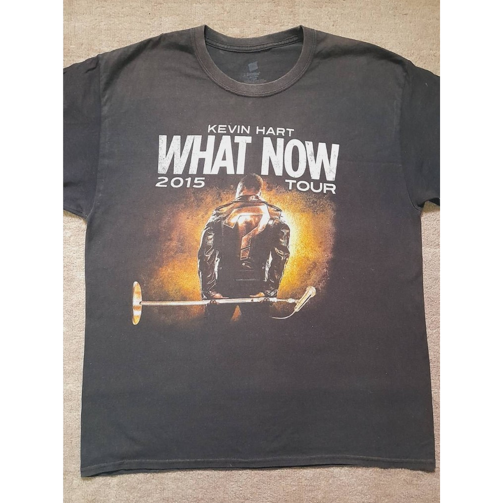 เสื้อยืดมือสองลาย Size ( L ) กราฟิก Kevin Hart What Now Tour 2015