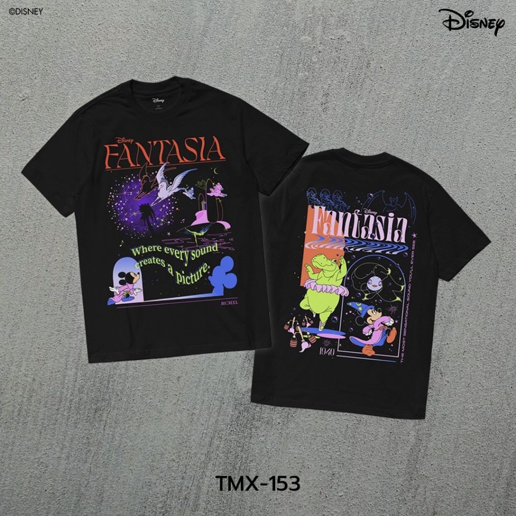 Power 7 Shop เสื้อยืดการ์ตูน "Fantasia" คอลเลคชั่น "Disney Classics" (TMX-153)