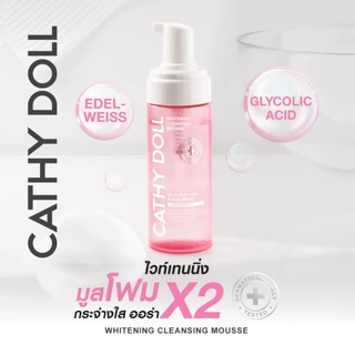 Cathy Doll คลีนซิ่งมูส 150ml เคที่ดอลล์ มี 3 สูตรให้เลือก สูตรWhitening,Oil Control,Anti Darkspot