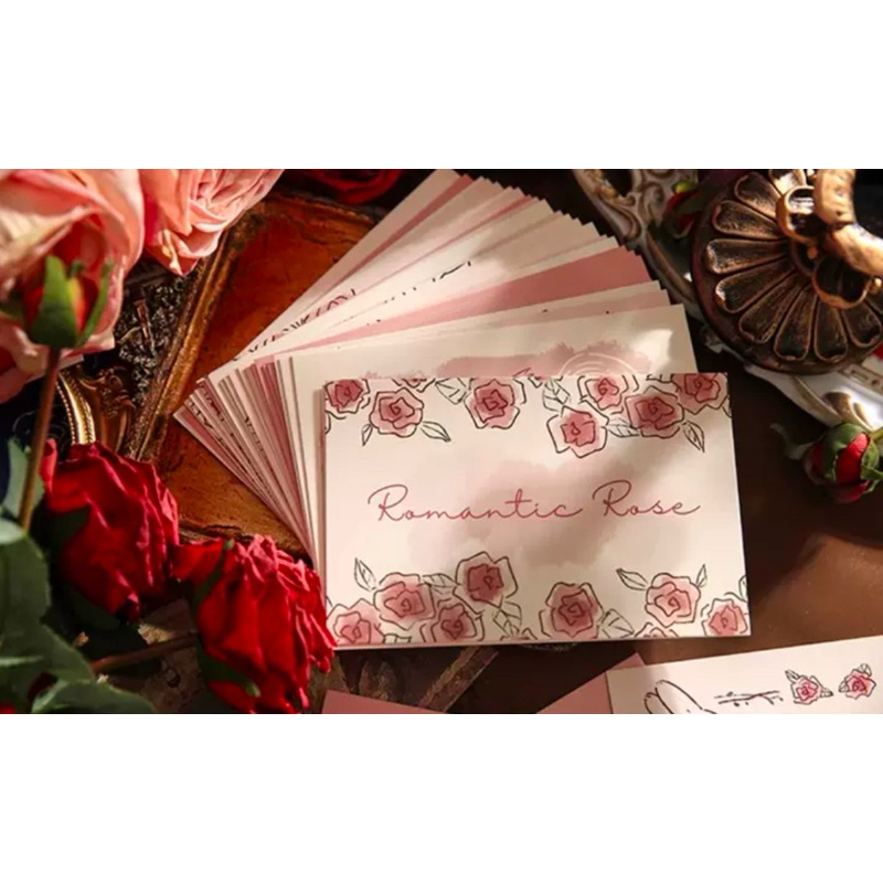 [พร้อมส่ง] โปสการ์ดกุหลาบ MR.PAPER ของแท้ ราคา/ใบ