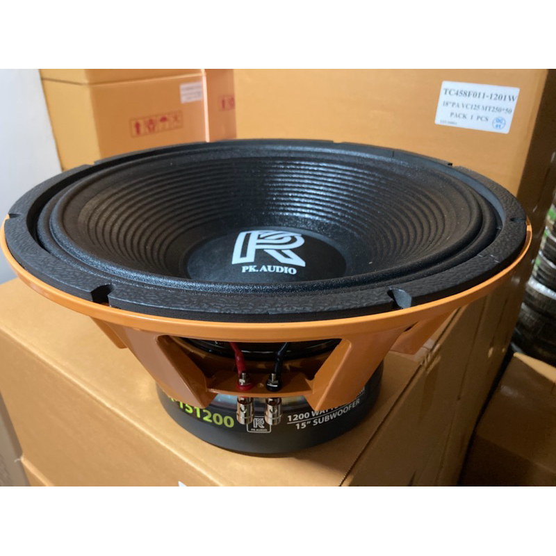 ดอกลำโพง15”วอยซ์4“ โครงหล่อ 1200w. ดอกซับเบส