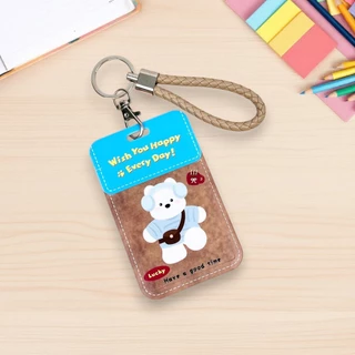 [พร้อมส่ง✅] ที่ใส่บัตร+พวงกุญแจคล้องบัตร (ตามภาพ) สำหรับคีย์การ์ด บัตรโดยสาร บัตรนักเรียน บัตรพนักงาน ฯลฯ Biangels🌟