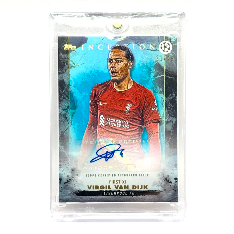 Topps Inception VIRGIL VAN DIJK LIVERPOOL FC Autograph /49