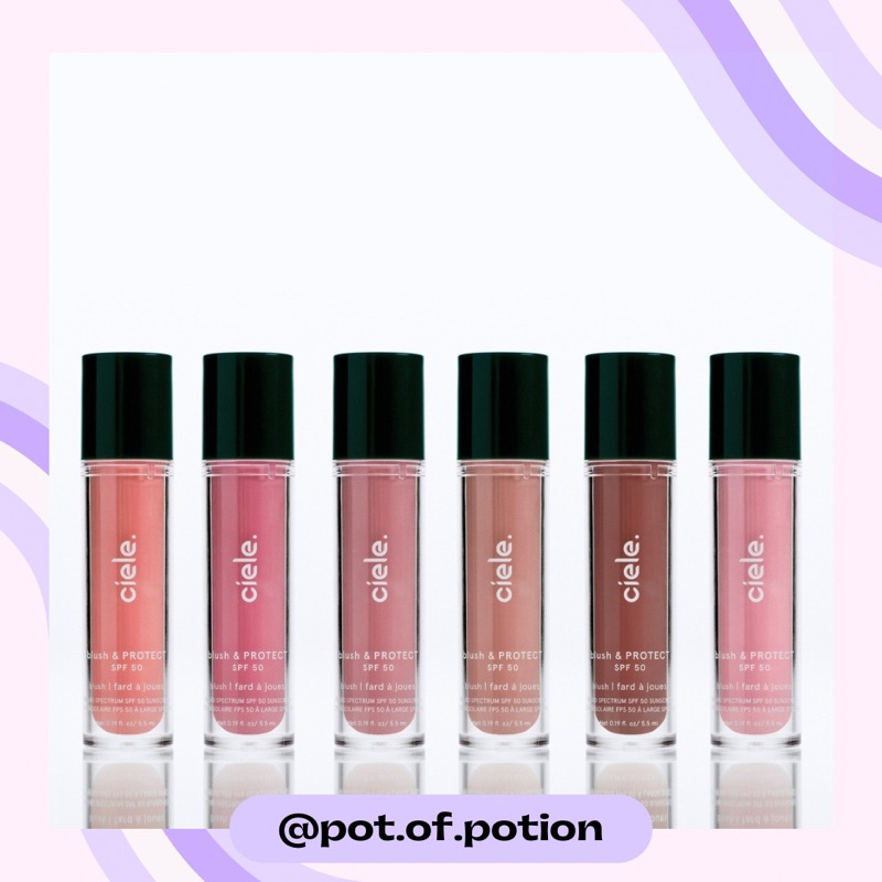 พร้อมส่ง Ciele — blush & PROTECT SPF 50+ liquid blush