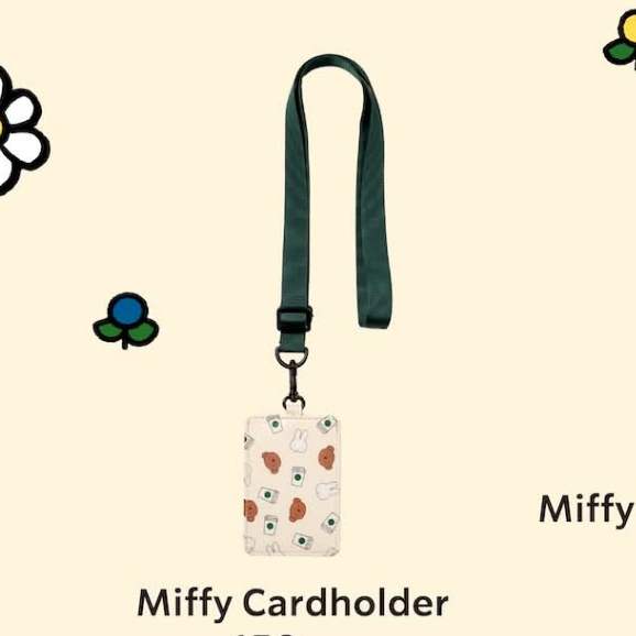 Starbucks miffy card holder