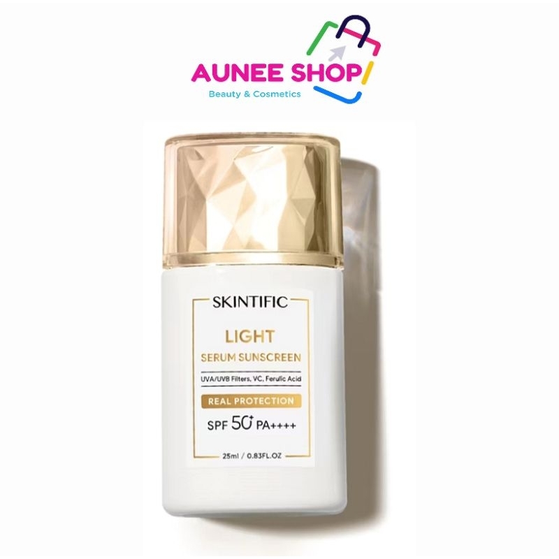 ส่งฟรี/มีไลฟ์  SKINTIFIC ไลท์เซรั่ม กันน้ำ กันแดด SPF50 PA++++25ml Light Serum Sunscreen