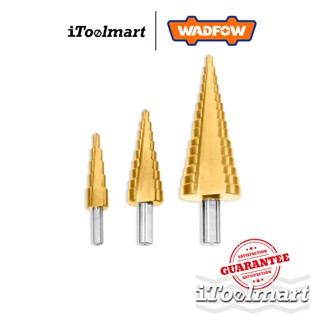 WADFOW ชุดดอกสเตป 3 ชิ้น WJD3401 / ดอกสเตป 4-12มม. Ø6 มม./ 4…