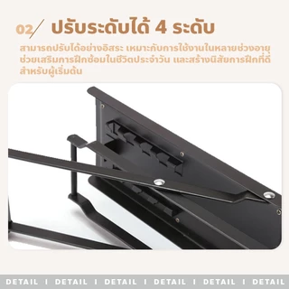 F2C Foot Stool ที่วางเท้าเล่น กีตาร์ ปรับระดับได้ พกพาสะดวก สีดำ