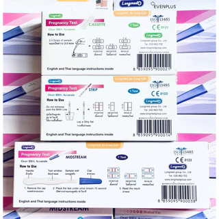 ไม่ระบุสินค้า ส่งไว✨✅ ที่ตรวจครรภ์ แบบแม่นยำ จุ่ม หยด ปากกา LONGMED Pregnancy Test ตรวจท้อง ความไวสูง ที่ตรวจตั้งครรภ์