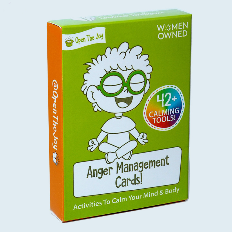 Anger Management Cards for Kids - Control Feelings with a Fun Card Game, 42+ Prompt Cards to Boost Emotional Intelligenc
