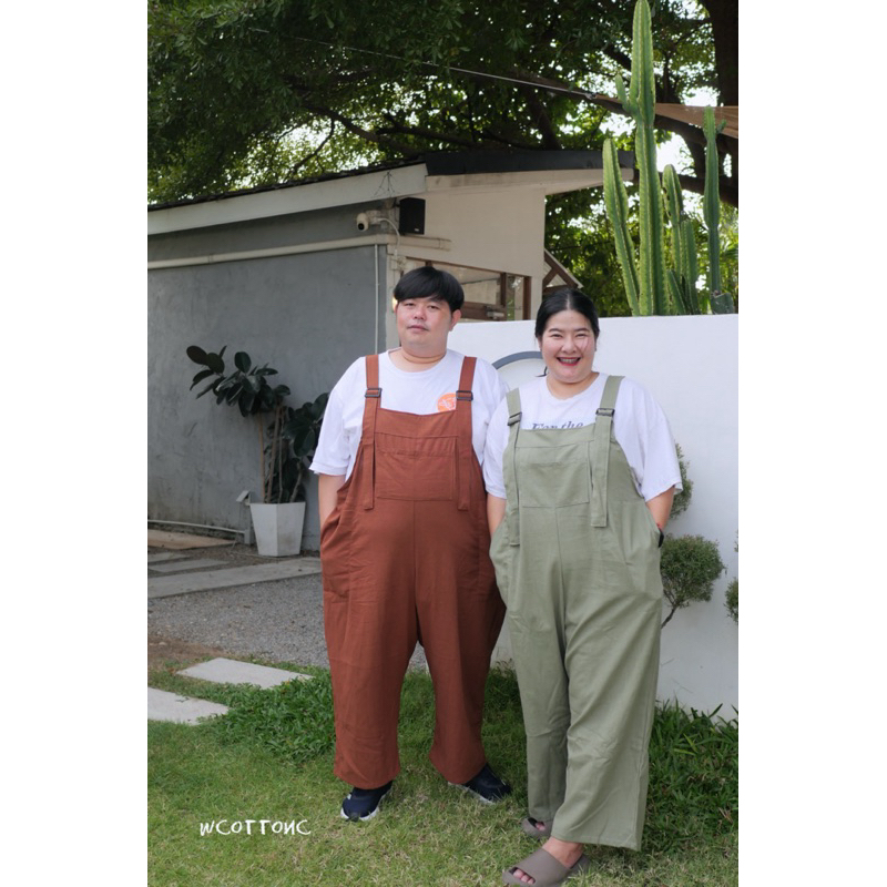 เอี๊ยมขายาวทรงหมี 🧸🌻 wcottonc (byแพรวขายส่ง)