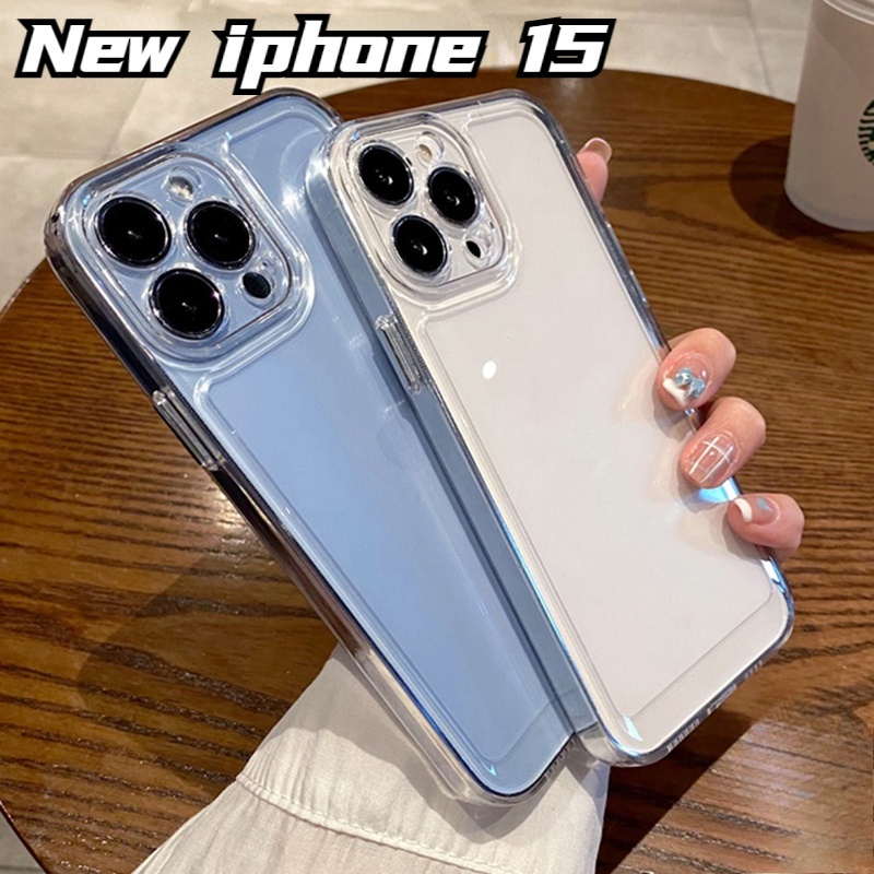 for เคสไอโฟน 12 pro max 13 15 14  iPhone16 Pro max 14 15 Pro 8 plus se XS Max XR X โปร่งใส นิ่มกันกระแทก เคสโทรศัพท์