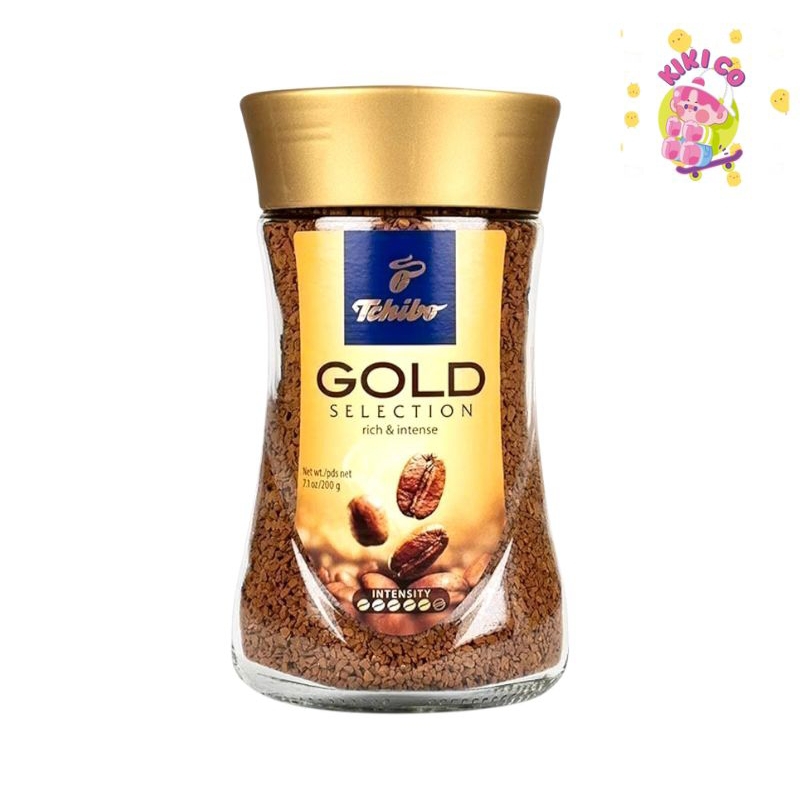 Tchibo Gold Selection Freeze Dried ทชิโบ กาแฟสำเร็จรูป ฟรีซดราย 200กรัม เมล็ดกาแฟ