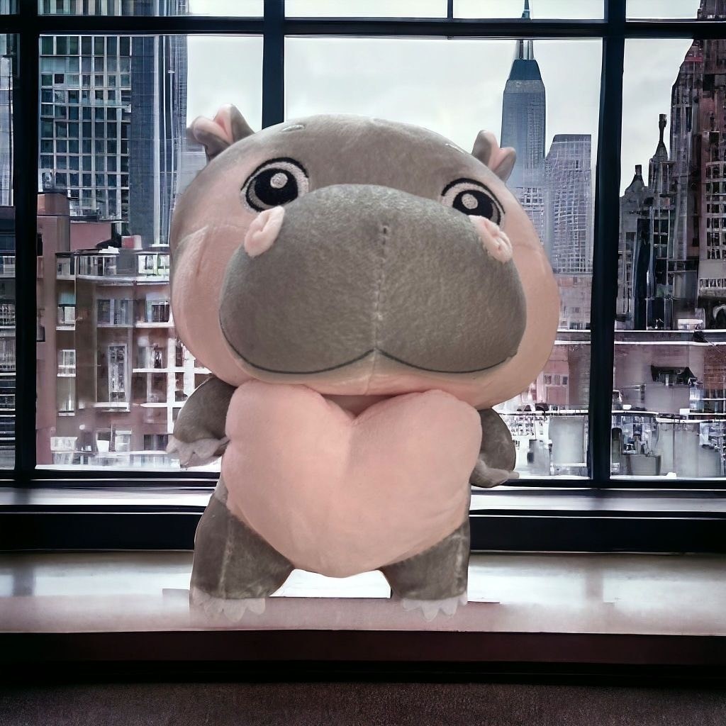 🔥พร้อมส่ง🔥ตุ๊กตาหมูเด้ง ตุ๊กตา moo deng hippo plush ตุ๊กตาหมูเด้งเข้าแล้วจ้า 23cm ของเล่นเด็ก ของขวัญปีใหม่ - รูปที่ 4