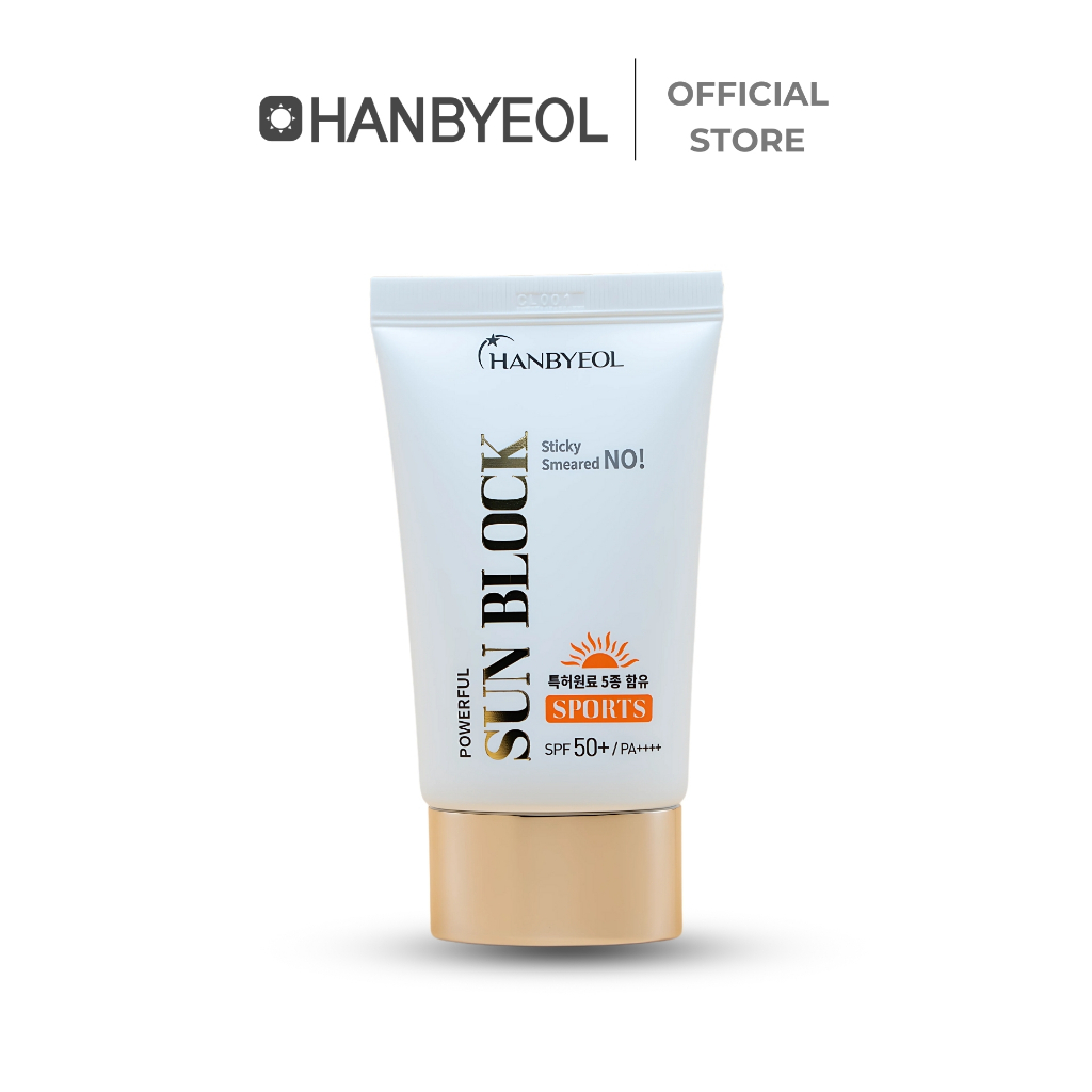 Hanbyeol Sports Powerful Sun Block กันแดดเนื้อบางเบา SPF50+ PA ++++