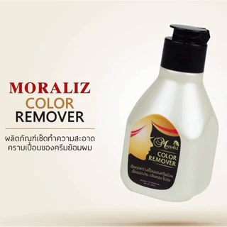 【ส่งไว】น้ำยาเช็ดสีผม เช็ดครีมย้อมผม โมราลิซ คัลเลอร์ รีมูฟเวอร์ Moraliz Color Remover ไม่ฉุน เช็ดออกง่าย 80 มล.