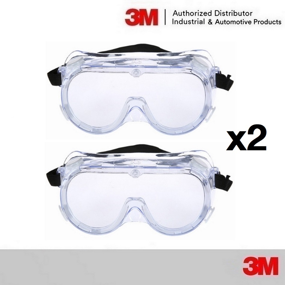 3M แว่นตานิรภัย ครอบตานิรภัย รุ่น 1621 x2ชิ้น