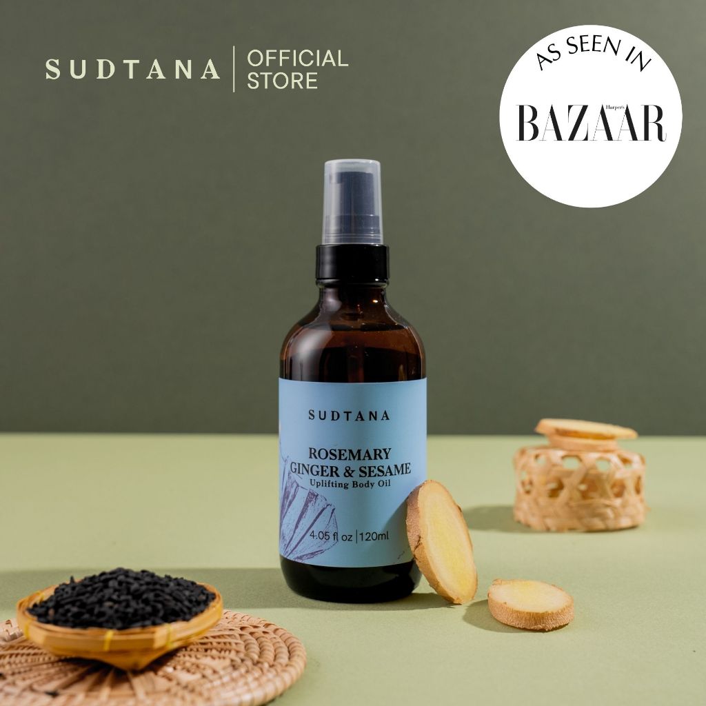 Rosemary Ginger Sesame Uplifting Body Oil บอดี้ออยล์โรสแมรี่ ขิง และงา