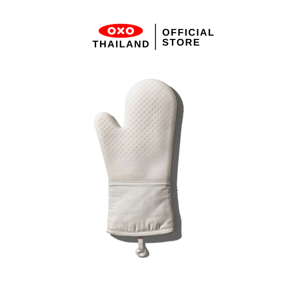 OXO ถุงมือซิลิโคนกันร้อน สีขาว 1 ขิ้น l OXO GG Silicone Oven Mitt Oat ของแท้ 100%