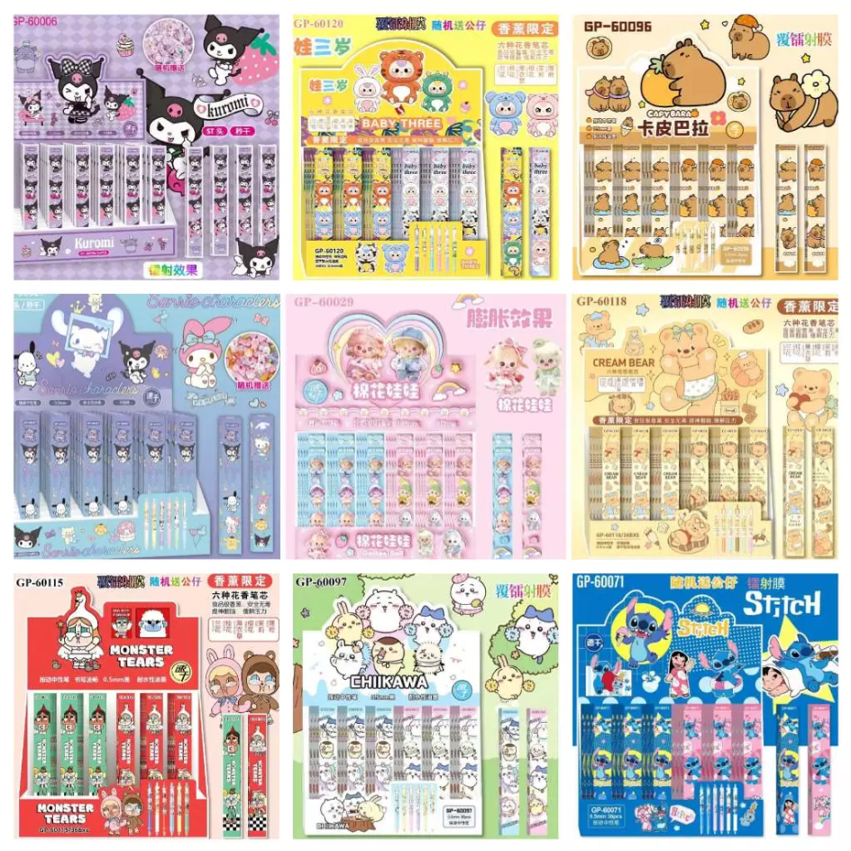 พร้อมส่ง กล่องสุ่มปากกา ยกกล่อง 36 ด้าม ✍️ลายการ์ตูน  น่าใช้ เพลิดเพลิน