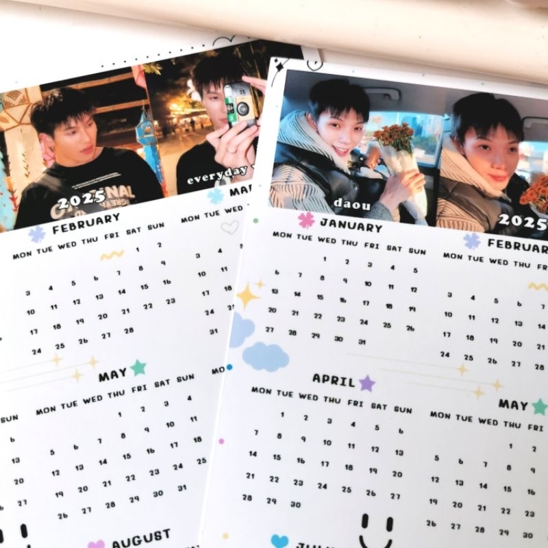 laz1 - ปฏิทิน 2568 / 2025 รูป 5x7 นิ้ว calendar ต้าห์อู๋ออฟโรด