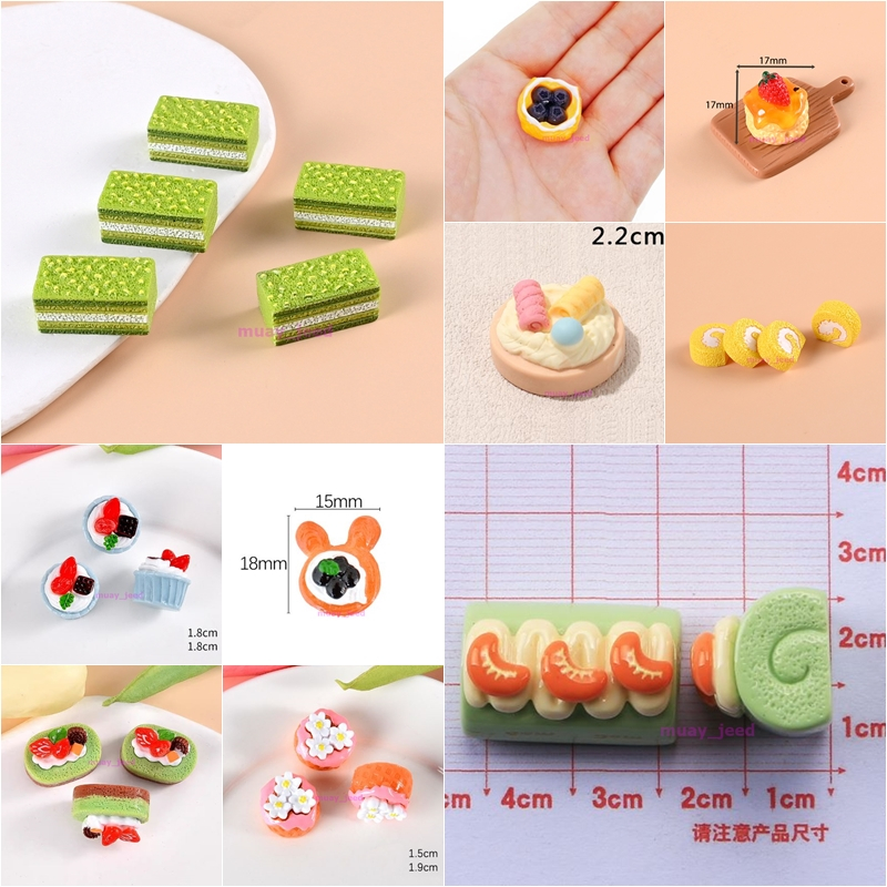 B104-A01-09 ของเล่นตุ๊กตา ของจิ๋ว ขนม ขนมเค้ก dollhouse
