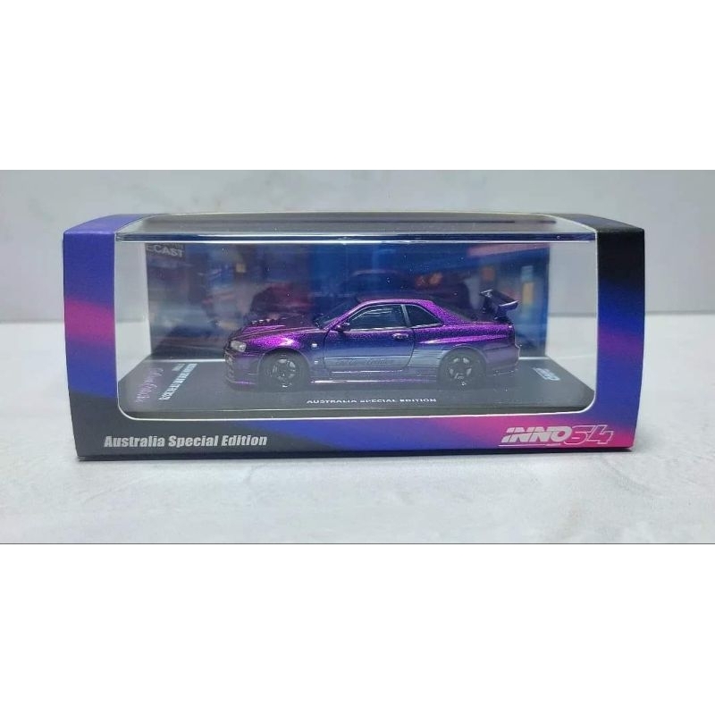 Nissan Skyline GT-R R34 purple