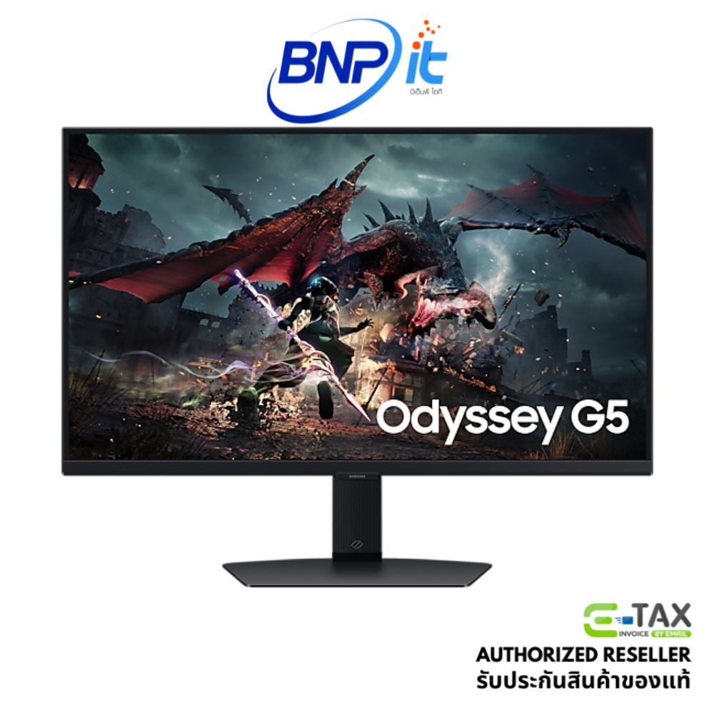 Samsung Odyssey Gaming Monitor G5 G50D QHD 180Hz Warranty 3 Years (จอเกมมิ่ง มอนิเตอร์ )