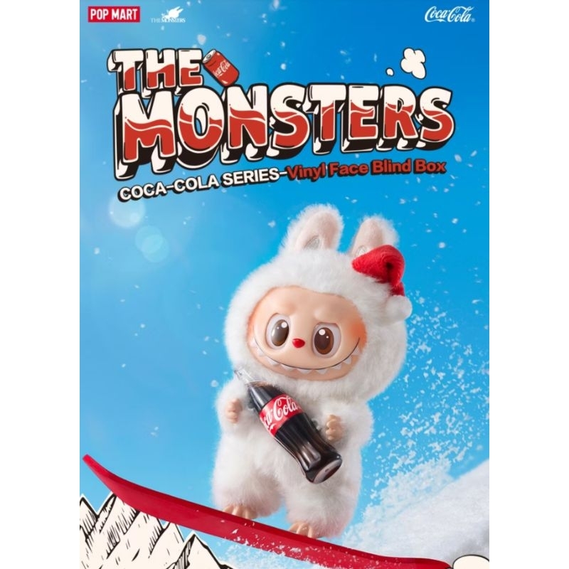 Labubu The monsters coca cola พวงห้อยเช็คการ์ด และแบบจุ่ม ส่วนลดร้านโค้ดคุ้ม พร้อมส่งกทม แท้ popmart