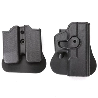 【จัดส่งจากกรุงเทพฯ】ซองหนังสำหรับ G17 19 22ซองปืนโพลิเมอร์ซองใส่ปืนที่รัดมือขวายุทธวิธีพร้อมกระเป๋านิตยสาร