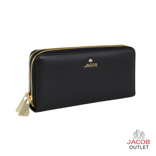 JACOB กระเป๋าสตางค์สตรี กระเป๋าแบบ 2 ซิป รุ่น 63015