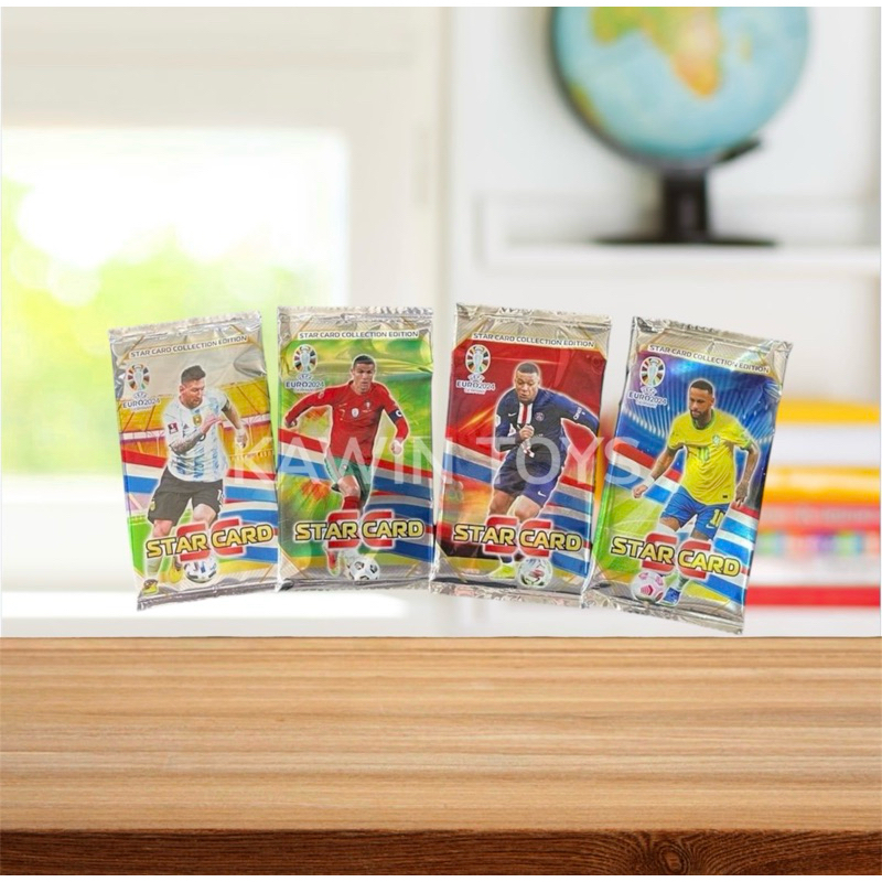 ของเล่น การ์ดนักบอล 1ซองมี8ใบ ขนาด 6*8.5ซม. (ราคา 100บาท ได้ 24ซอง) คละเเบบ