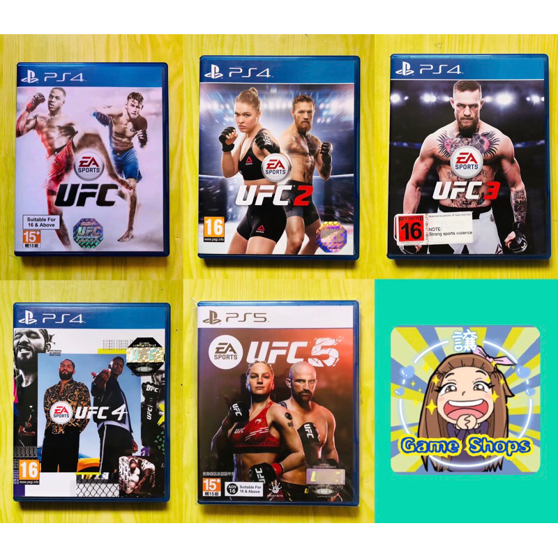 PS4,PS5 Games #2💈🐔UFC 1-5 ,Creed Edition ,UNDISPUTED ,Karatee )พร้อมส่ง)