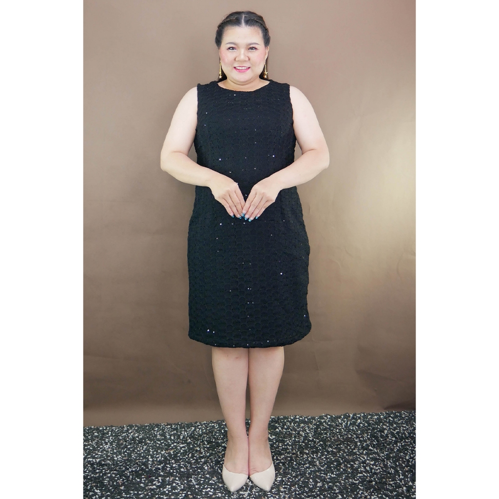 เดรสพินนี่ งานผ้าไหมพรมปัก BR Voguish Plus