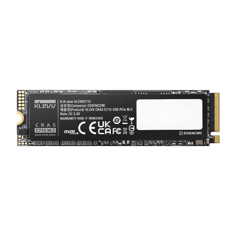 KLEVV CRAS C715 M.2 NVMe PCIe Gen3X4 SSD - 256 GB