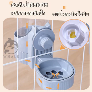 ที่ให้น้ำแบบแขวนกรง 550ml ที่ให้อาหารสัตว์เลี้ยง 1600ml ขวดน้ำแฮมเตอร์ กระต่าย ขวดน้ำแมว สุนัข แบบติดกรง ขวดน้ำแขวนกรง ส