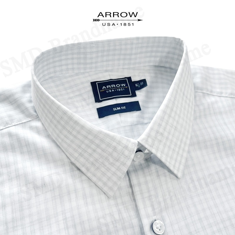 Arrow เสื้อเชิ้ตแขนยาวผู้ชาย รุ่น Cotton Long Sleeves Shirt Code: MACS210S4BSGY ราคา ถูกที่สุด ดีลบีเคเค แกลเลอรีภาพที่ 6