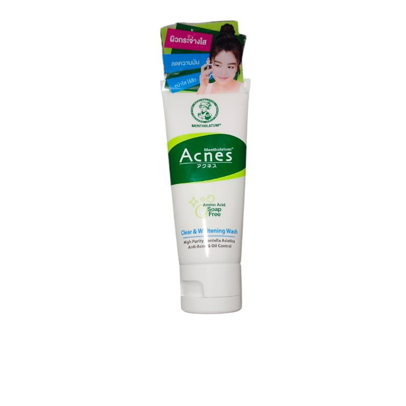 MENTHOLATUM ACNES CLEAR & WHITENING WASH 50G