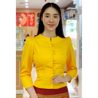 เสื้อใหม่ลาวคอไลลาอัดกาวแน่นแน่นทั้งตัว