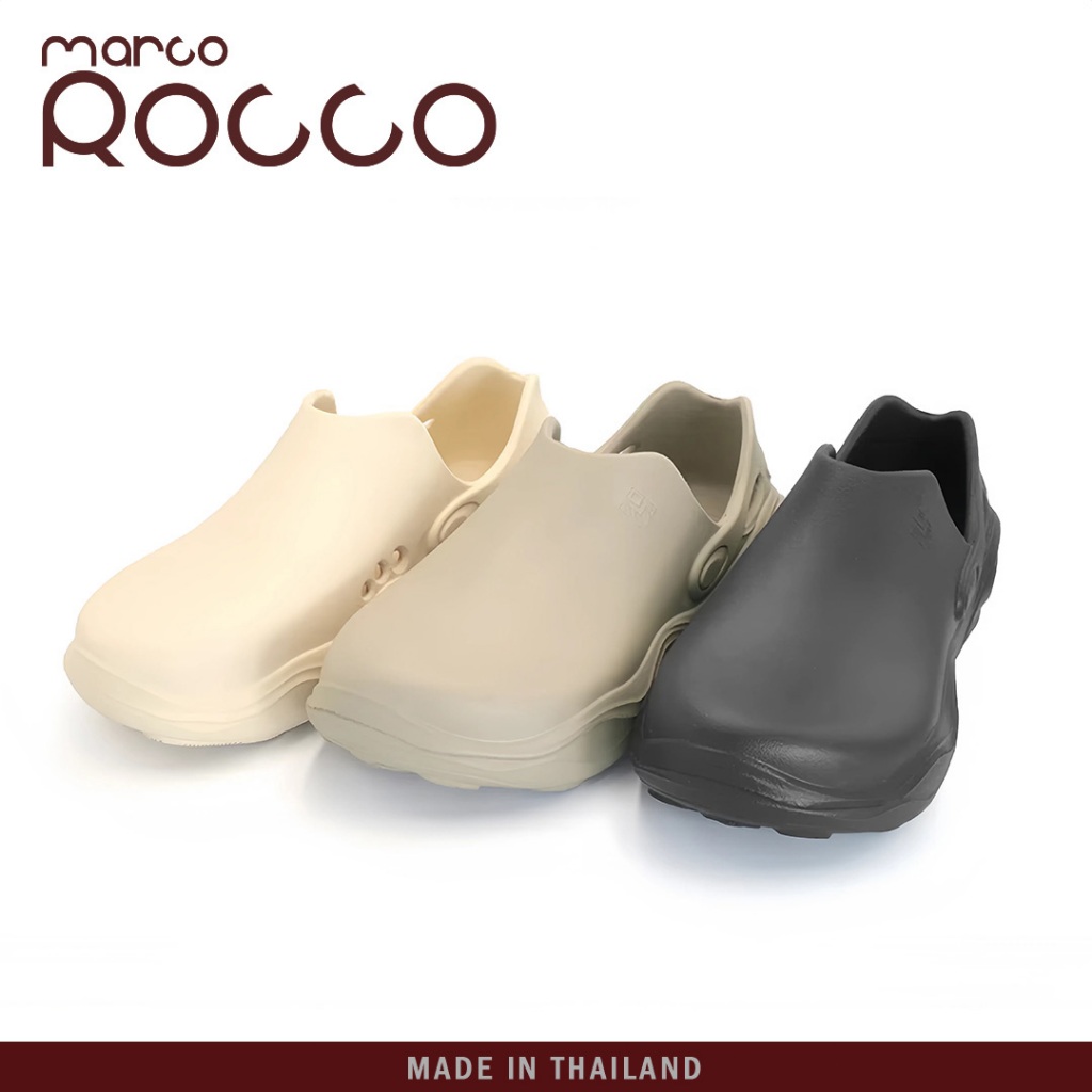 Marco Rocco รองเท้าแตะ รองเท้าแตะผู้ชาย สไตล์ทันสมัย เบาสบาย กันลื่นและทนทาน ส้นหนา 5 ซม ไม่มีกลิ่น เหมาะกับฤดู MR8019