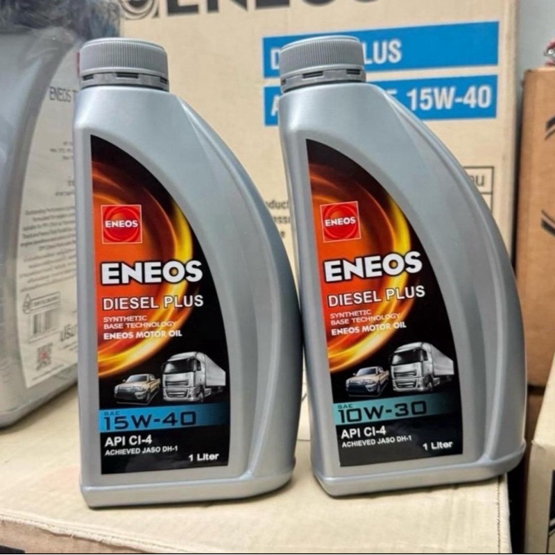 1ลิตร ENEOS DIESEL PLUS น้ำมันเครื่อง ดีเซล SAE 10W30 / 15W40 API CI-4 เกรดเทคโนโลยีสังเคราะห์(ปริมาณ 1 ลิตร)