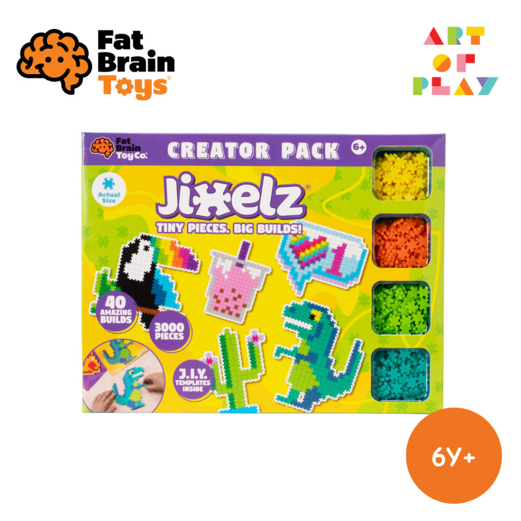 Jixelz Creator by Fat Brain Toys - ตัวต่อขนาดจิ๋วเพื่อฝึกการใช้ความคิดสร้างสรร  สำหรับอายุ 6 ขวบ+